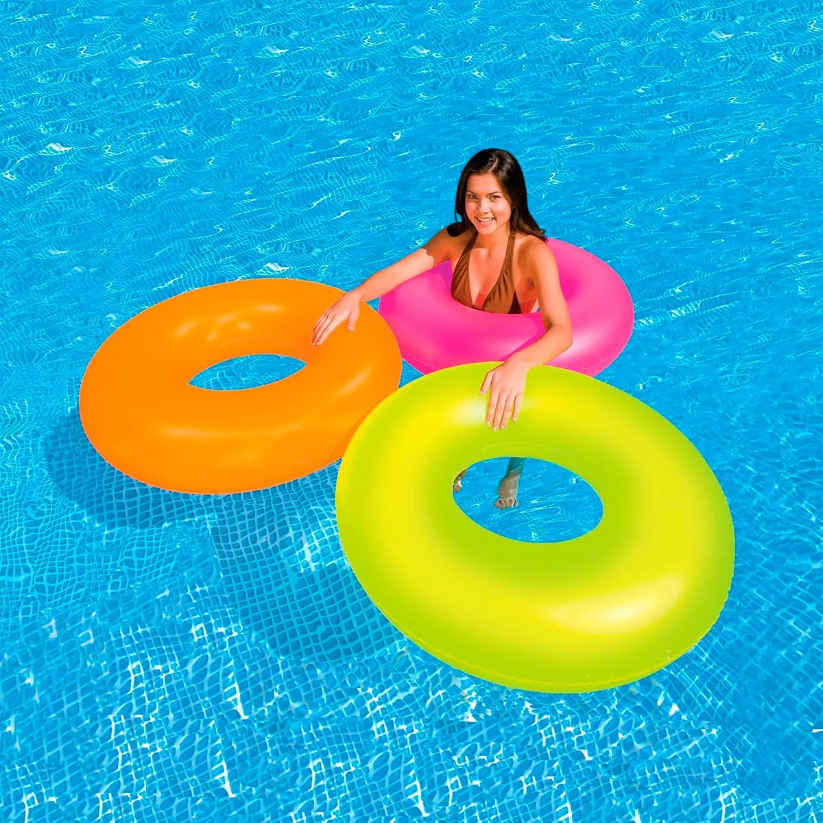 INTEX FLOTADOR CIRCULAR NEON 36 INTEX FLOTADOR CIRCULAR NEON 36